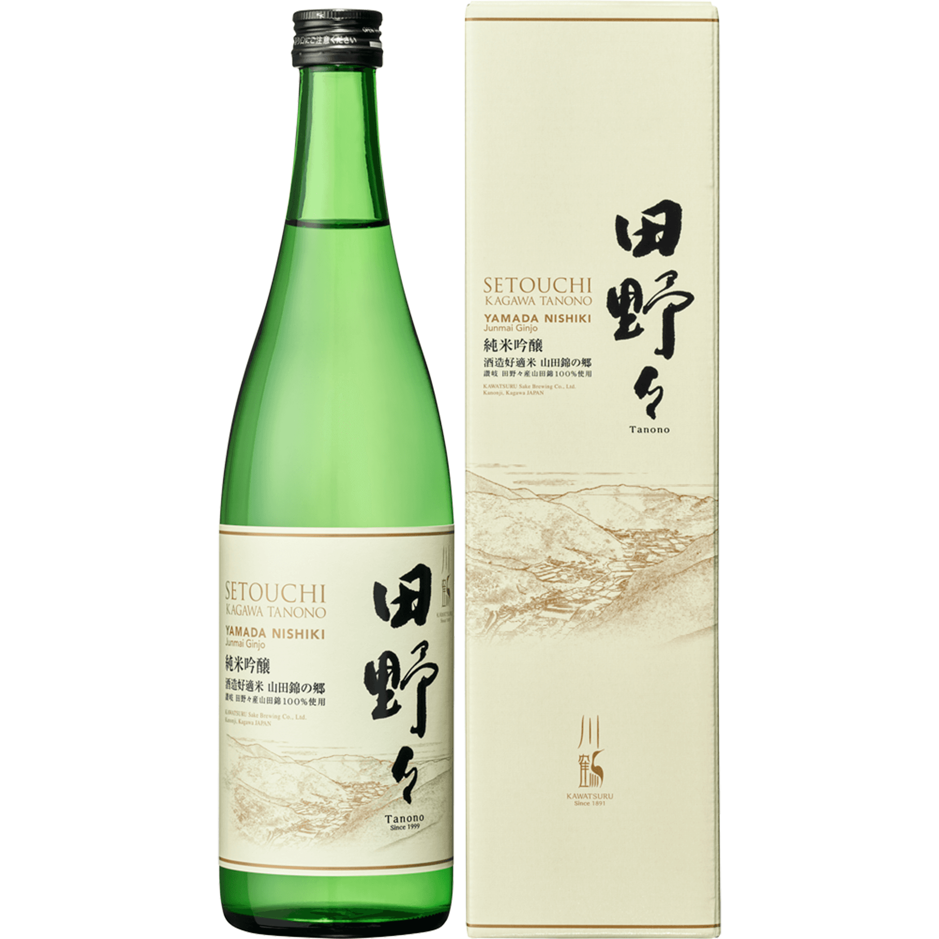 ⽥野々 ⼭⽥錦 純⽶吟醸